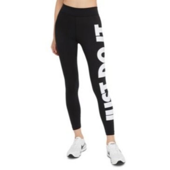 Nike Women's Essential Just Do It Full Length Leggings S/P/CH - Picture 1 of 5